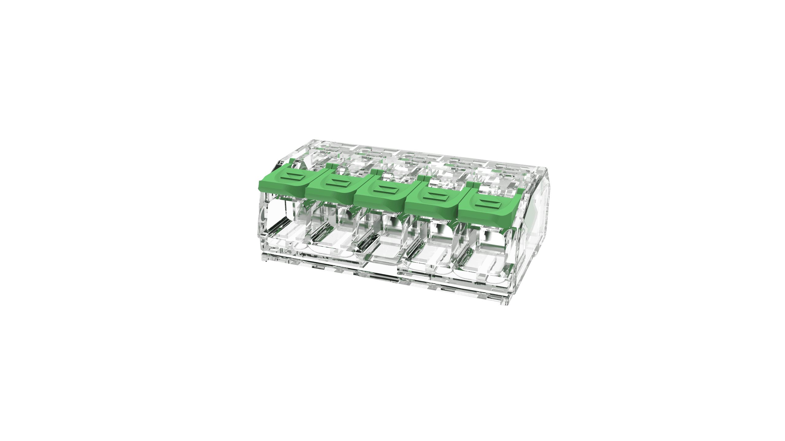 Conex Universele Lasklem 5-polig Transparant 25 stuks